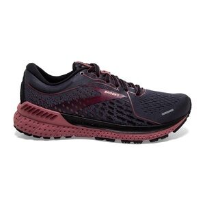 Brooks Women's Running Shoe - Charcoal & Dusty Rose
